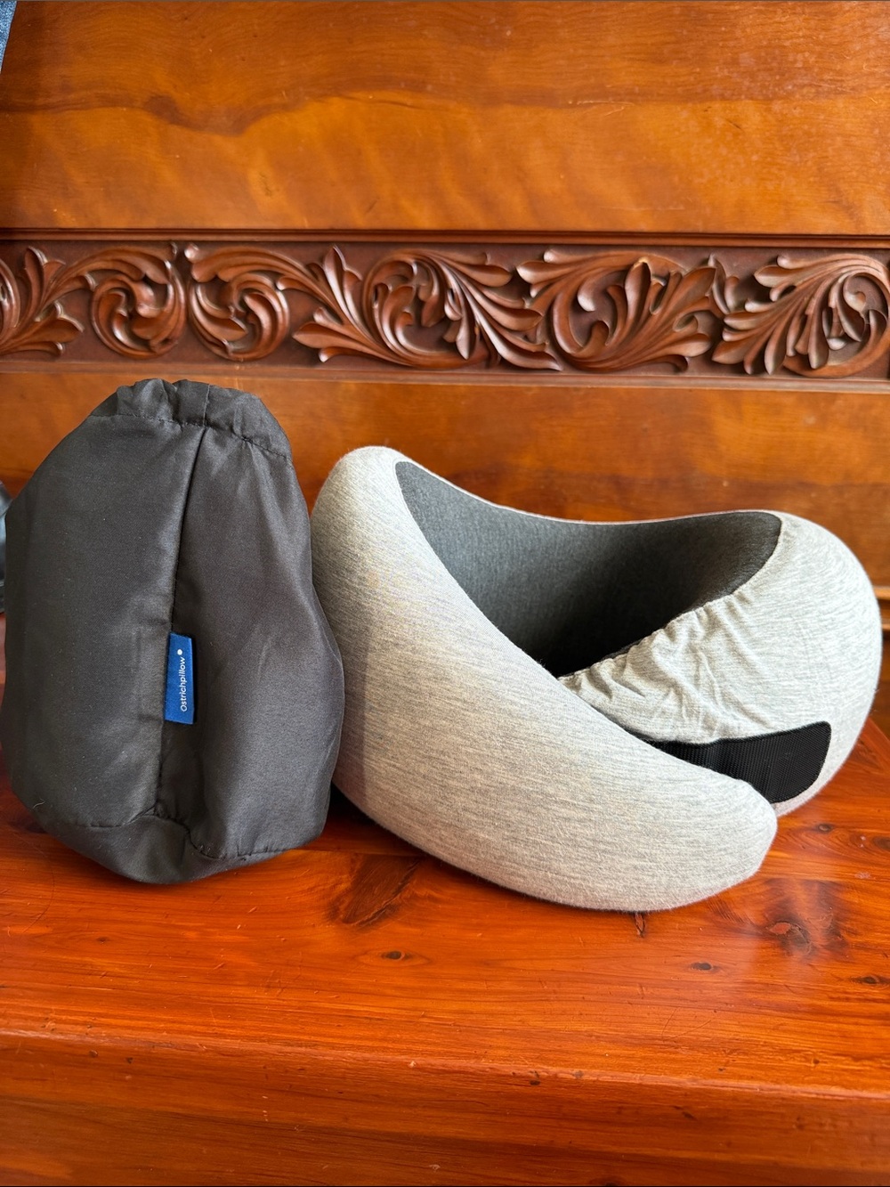 Ostrichpillow Go Luxury Memory Foam Travel Neck Pillow